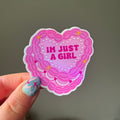 "I'm Just a Girl" Pink Cake