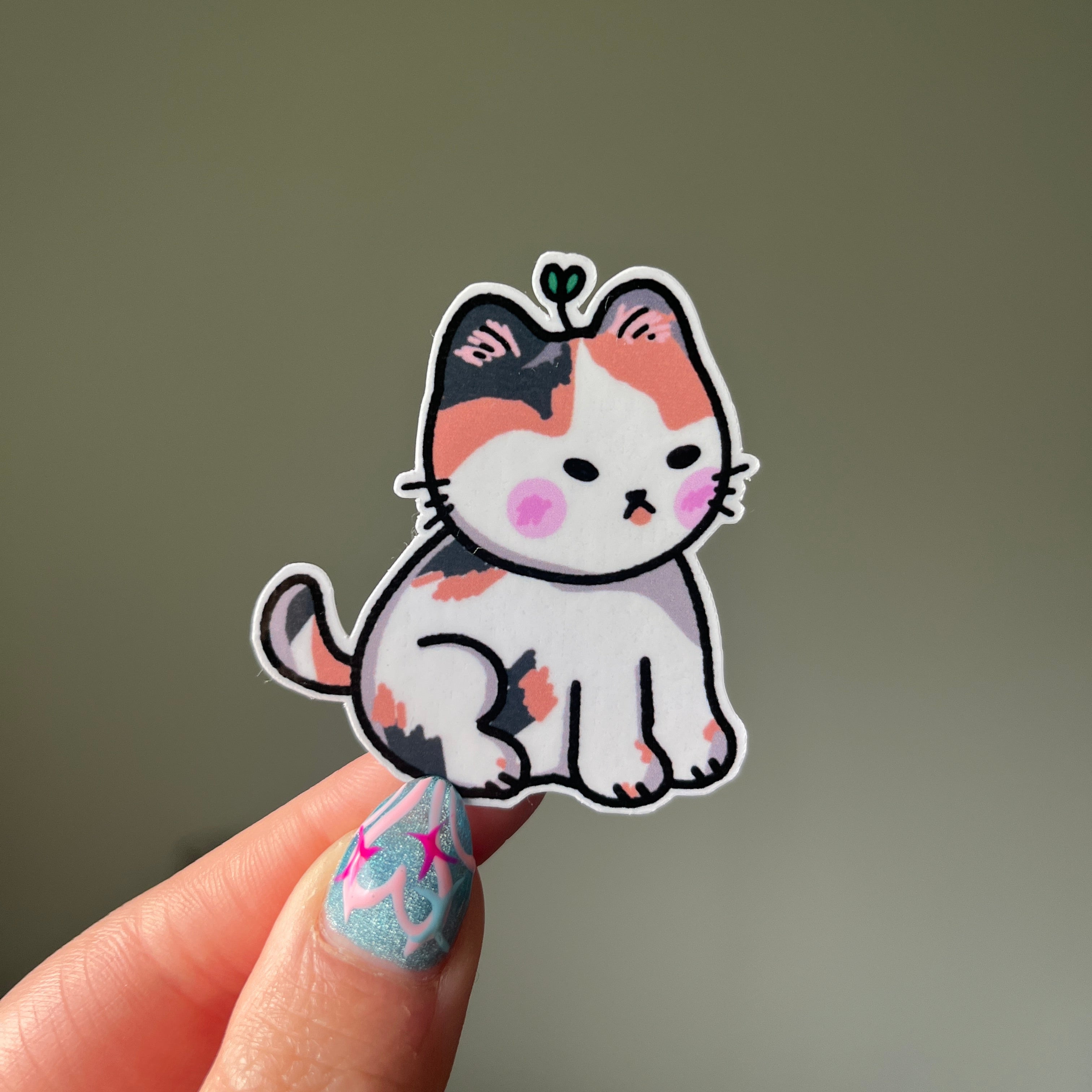 Garden Calico Cat